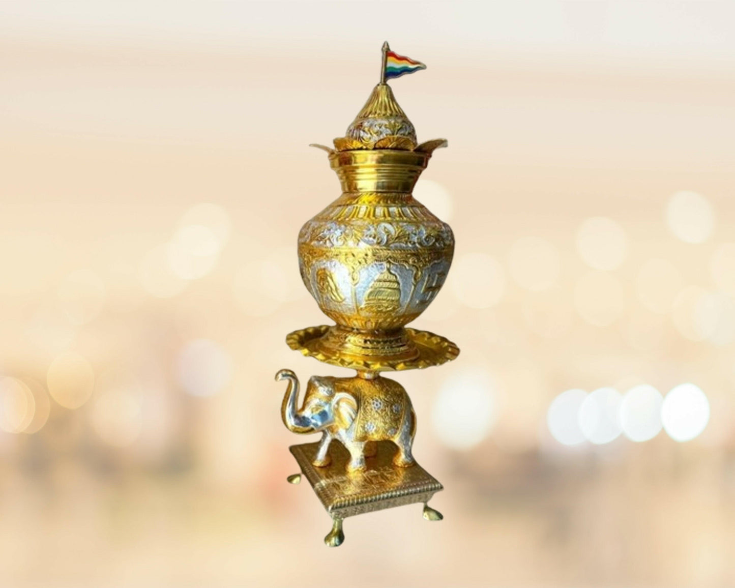 Premium hathi kalash 21 inch - jinsamadhan