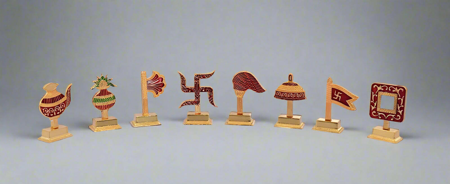 Astha Mangal 3.2 Inches (Made of Pital) - jinsamadhan