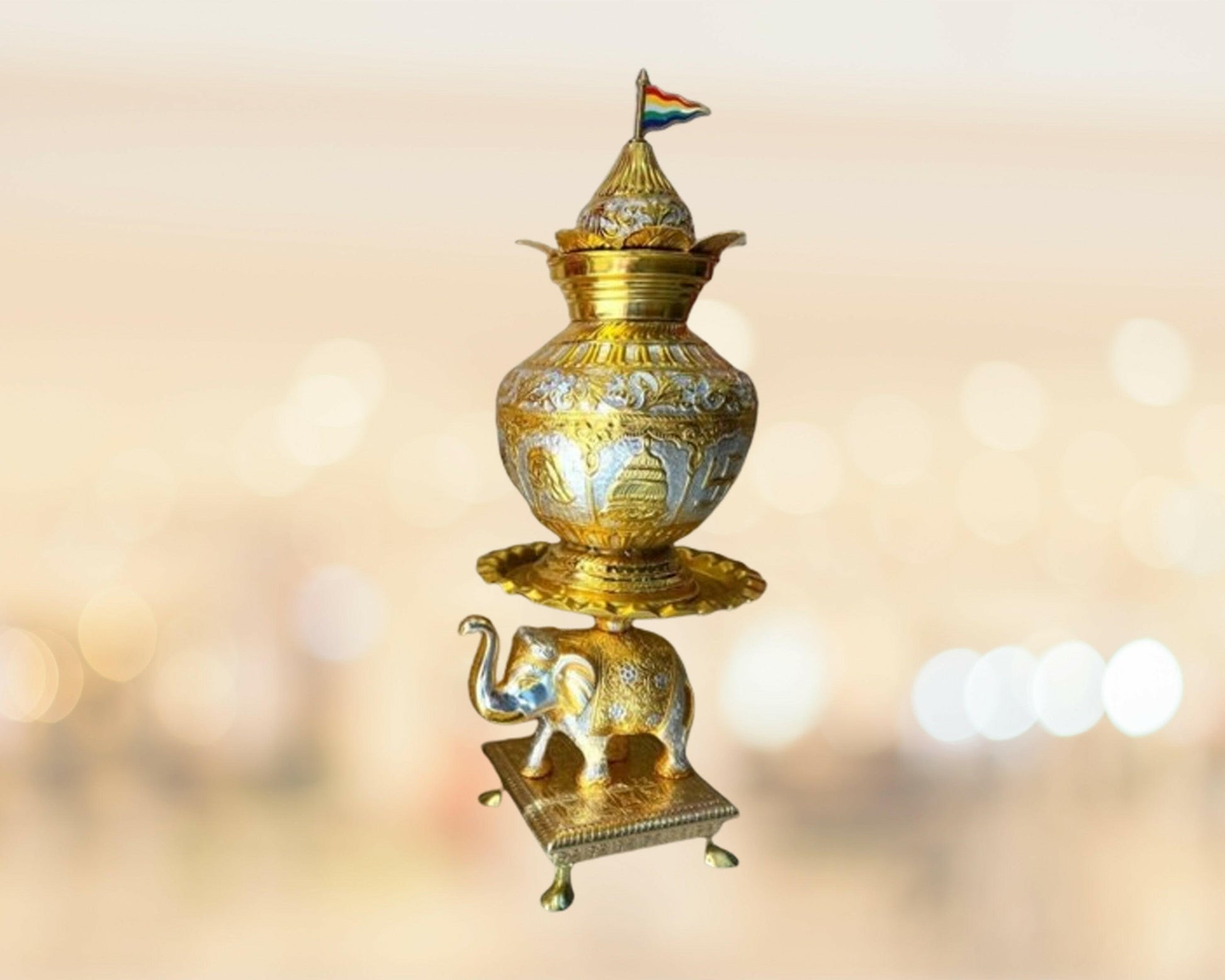 Premium hathi kalash 21 inch - jinsamadhan