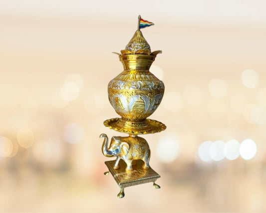 Premium hathi kalash 21 inch - jinsamadhan