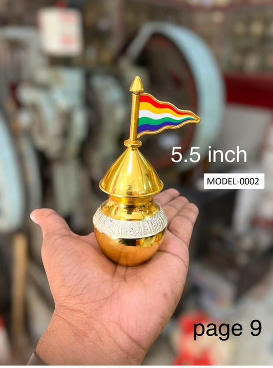 Real Craft Mangal Kalash with Brass - jinsamadhan