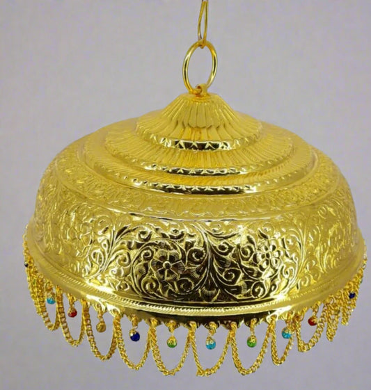 Honor Your Pratima Ji with This 12 Inch Handmade Jain Chattar – Pure Brass& for Jain Idol Worship &amp; Mandir Us - jinsamadhan