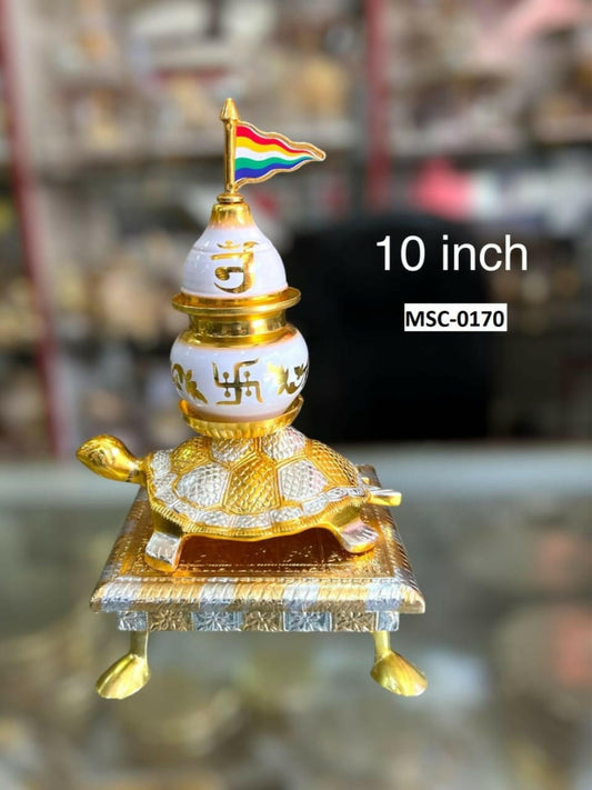 Premium Tortoise design kalash - jinsamadhan