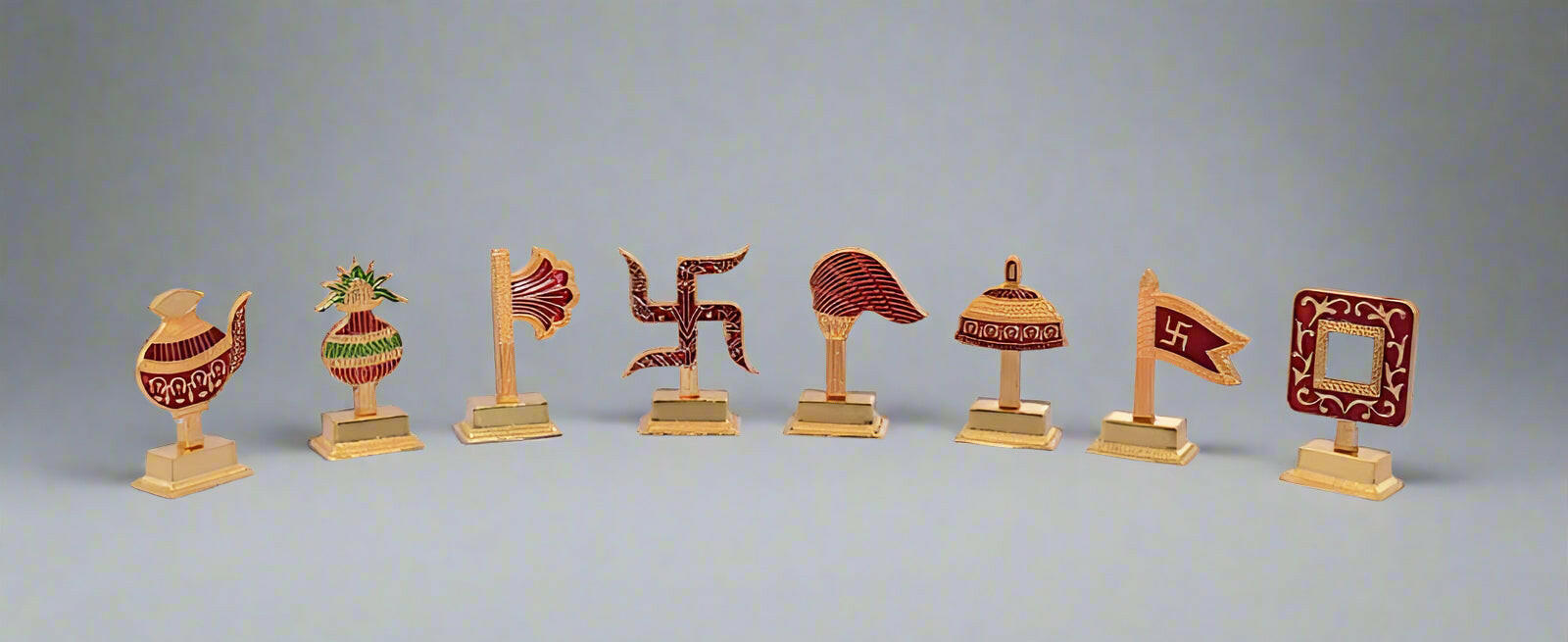 Astha Mangal 3.2 Inches (Made of Pital) - jinsamadhan
