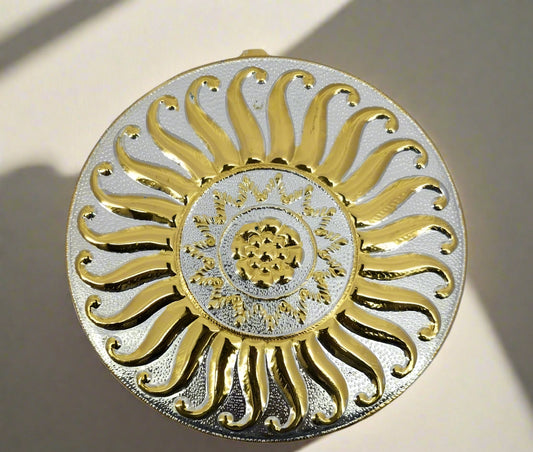 5-Inch Pure Brass Bhamandal for Jain Pratima – Ideal for 7–9 Inch Idols - jinsamadhan