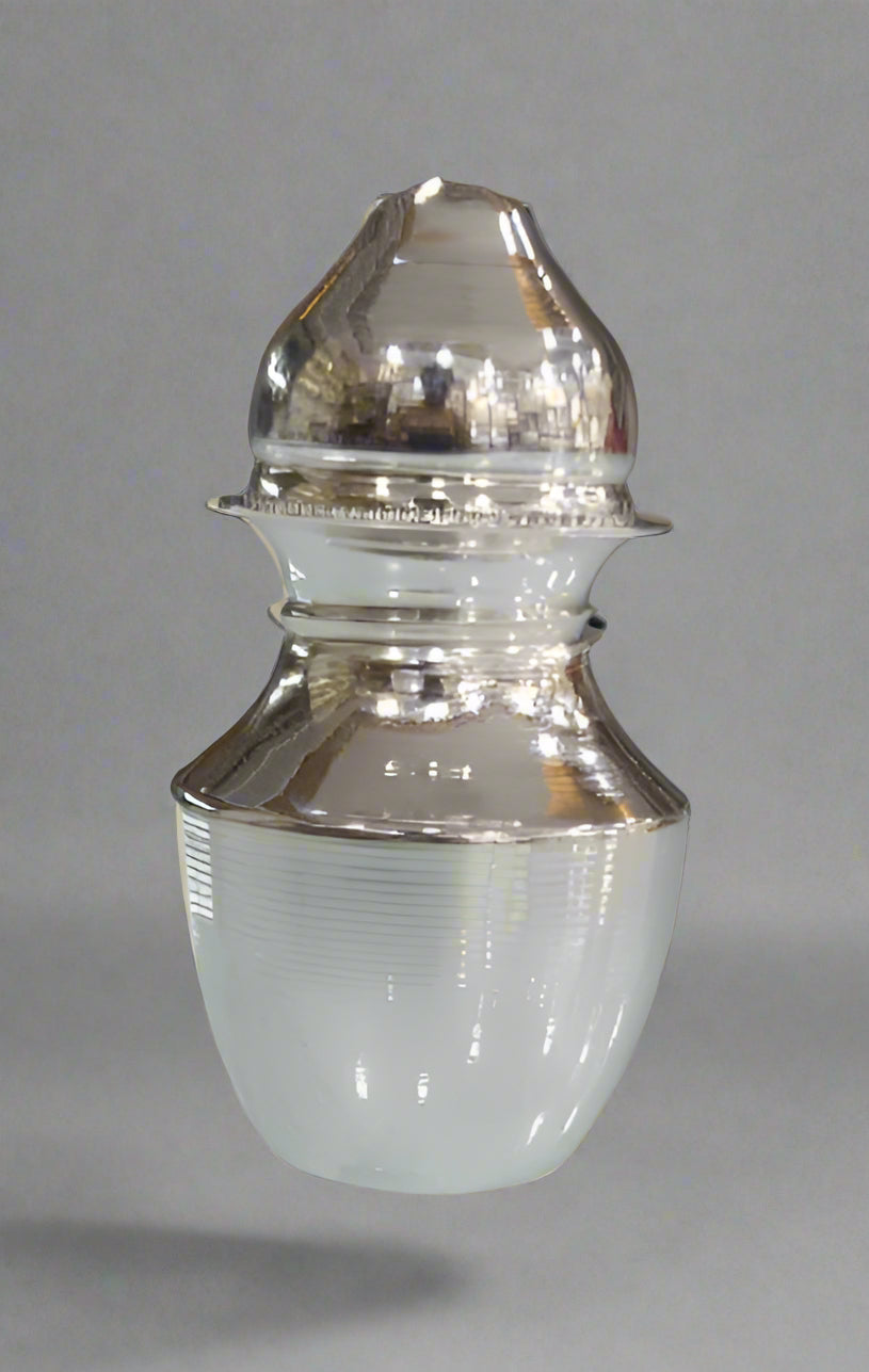 Pure Copper Kalash with High-Quality Silver Polish – Perfect for Jain Abhishek Puja