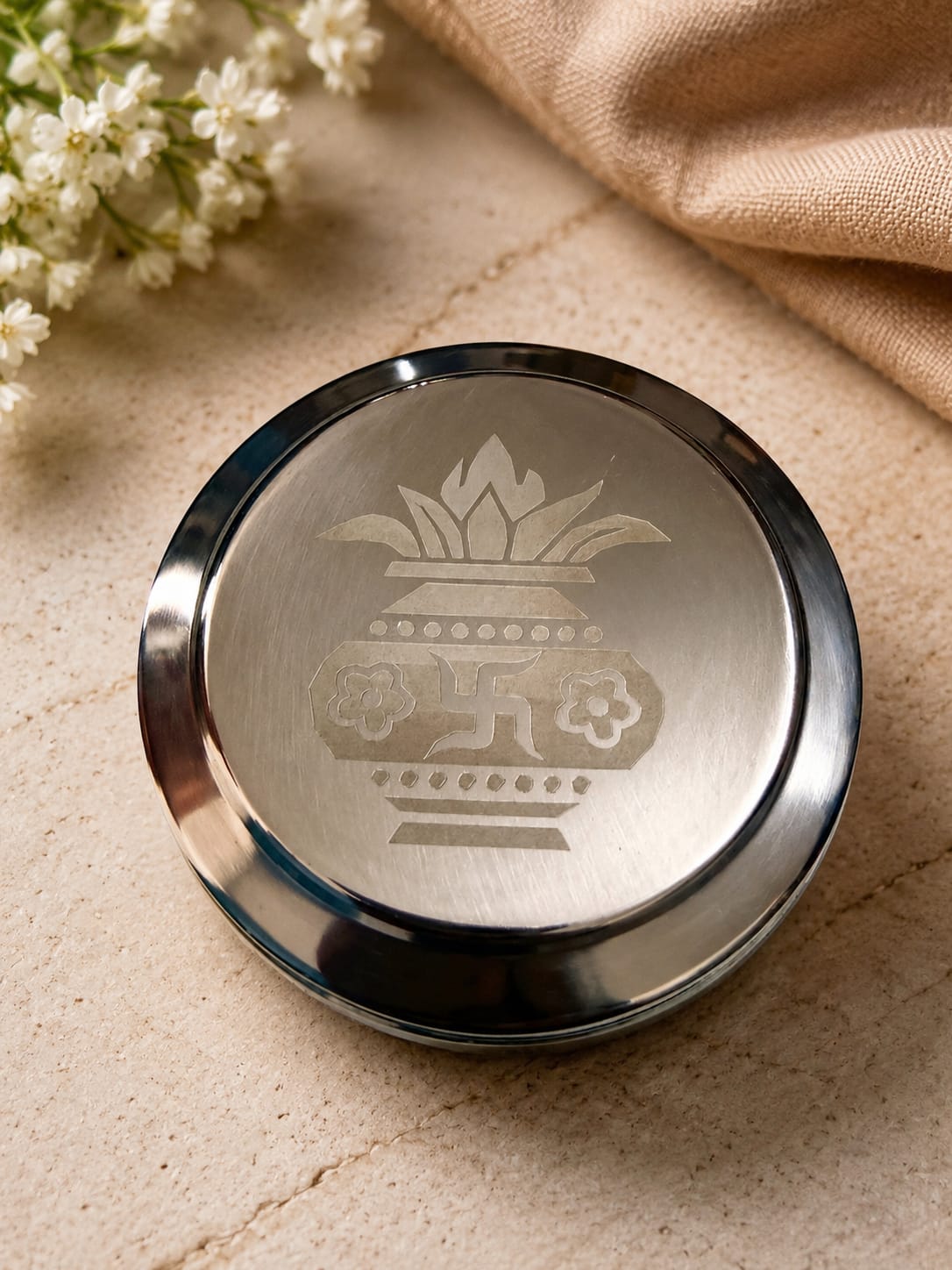 Premium Jain Chawal Container (Set of 2) - jinsamadhan