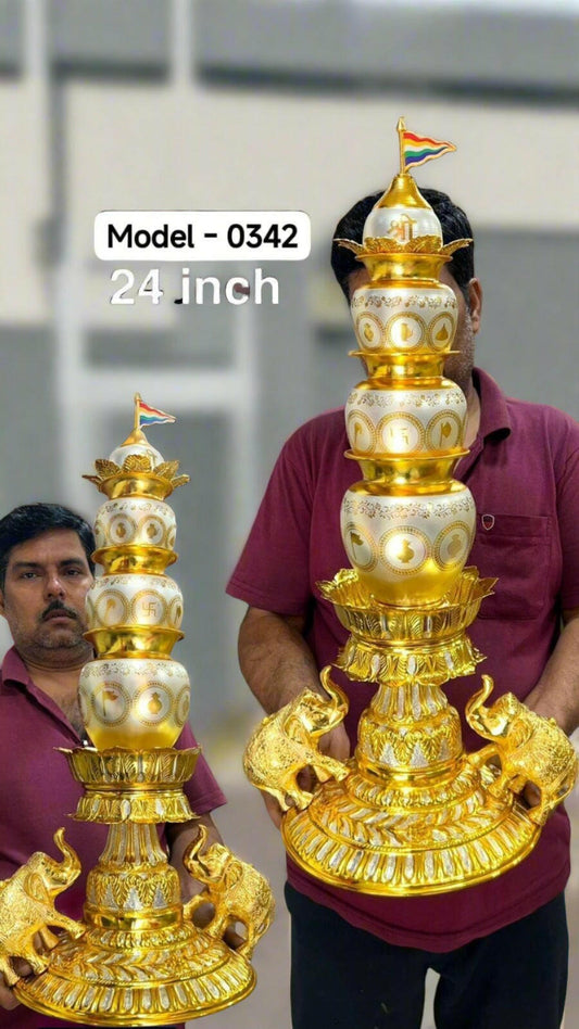"Chaturmas Kalash - Authentic Jain Ritual Items" - jinsamadhan