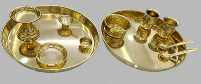 Jain Pooja Thali-10 inch - jinsamadhan